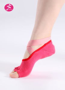 一梵專業(yè)防滑綁帶瑜伽襪子 兩色可選 一梵